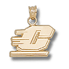Central Michigan Chippewas 1/4in 14k C Charm