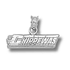 Central Michigan Chippewas 3/16in Sterling Silver Pendant