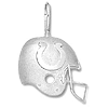 Indianapolis Colts 3/4in Sterling Silver Helmet Pendant