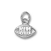 Indianapolis Colts 1/4in Sterling Silver Football Pendant