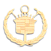 Cadillac 7/8in 14kt Gold Pendant