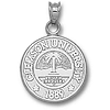 Clemson Tigers 5/8in Sterling Silver Seal Pendant