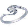 The Perfect Diamond Promise Ring - 10k White Gold