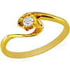 The Perfect Diamond Promise Ring - 10k Yellow Gold