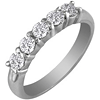 Five-Stone Diamond Ring in 18k White Gold