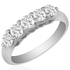 1 1/4 CT TW Five-Stone Diamond Ring