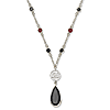 Tony Stewart Crystal Logo Necklace