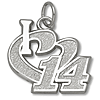 Sterling Silver Tony Stewart Driver 14 1/2in Pendant