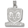 Dodge Ram Logo 3/4 inch Sterling Silver Pendant