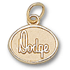 Script Dodge Oval 3/8 inch Pendant