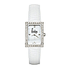 Vintage Dodge Ladies Allure Watch White Leather Strap