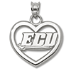 East Carolina University 5/8in Pendant Sterling Silver