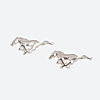 Ford Sterling Silver Mustang Earrings