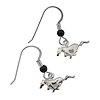 Ford Sterling Silver Mustang Dangle Earrings