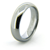 Low Domed 6mm Tungsten Band