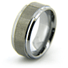 9mm Tungsten Band with Step Down Edges