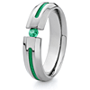 Titanium 6mm Tension Band with Emerald