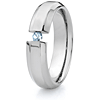 Titanium 6mm Tension Band with Aquamarine