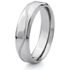 Titanium 6mm Band with Wavy Line