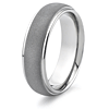Titanium 7mm Band with Raised Center Sandblast Finish