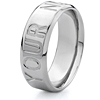 Titanium 8mm Band with Name