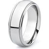 Titanium 8mm Band with Wavy Lines