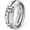 Titanium 8mm Band with Matrix Design