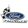 Sterling Silver Ford Racing Pin