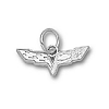 Chevy Corvette C6 Logo 1/4in Sterling Silver Pendant