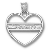 Chevy 3/4in Sterling Silver Heart Pendant