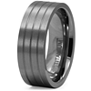 8mm Titanium Band with Grooves