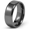 8mm Titanium Ring with Soft Beveled Edges