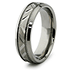 6.5mm Titanium Ring with Grooves