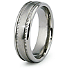 6.5mm Titanium Ring with Milgrain
