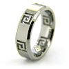 6mm Titanium Ring with Cut Outs