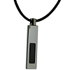45mm Tungsten Obelisk Pendant and Cord