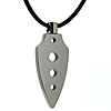 46mm Tungsten Arrowhead Pendant and Cord