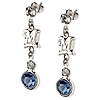 Milwaukee Brewers Logo Crystal Earrings