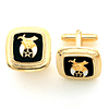 Shriners Cuff Links - Yellow Gold Plated