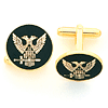 Masonic Northern Eagle Cuff Links Set - Yellow Gold Plated