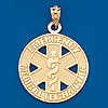 10kt Gold Emergency Medical Technician Pendant