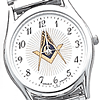 Masonic Watch Steel Bracelet - Bulova