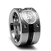 Orange County Choppers 12mm Black Rivet Ring