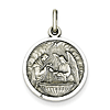 Baptism Medal 3/4in - Sterling Silver