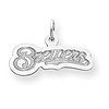 Milwaukee Brewers 5/16in Name Charm - Sterling Silver