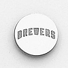 Milwaukee Brewers 5/8in Tie Tac - Sterling Silver