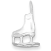 Sterling Silver Ice Skate Pendant