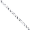 Sterling Silver 2mm Cable Chain