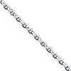 2.75mm Cable Chain - Sterling Silver