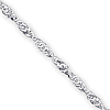 24in Singapore Chain 2.1mm - Sterling Silver
